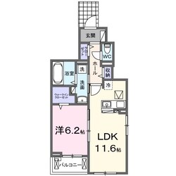 北千里駅 徒歩28分 1階の物件間取画像